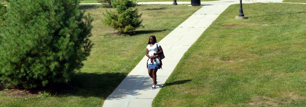 Student Walking